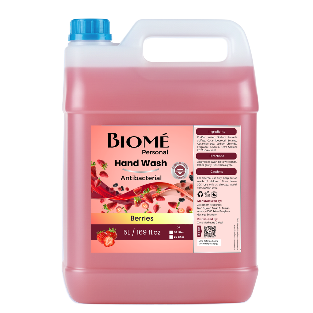BIOMÉ Antibacterial Hand Wash (5L) - Berries